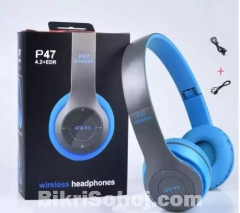 P47 - Wireless Bluetooth Headphone Multicolor